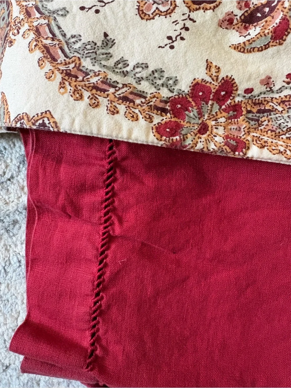 Pottery Barn table runner